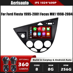 7"For Ford Fiesta Focus MK1 1995-2004 AERISAUTO for Apple Android screen and  Android Auto