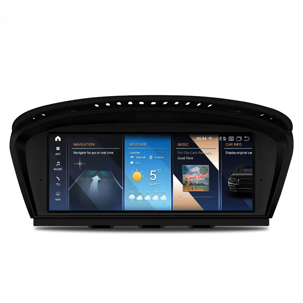 Autoradio Android 13 8 Go + 128 Go Carplay Android Auto 4G SIM pour BMW Série 3/5 E90-E93 E60-E64 (2005-2012) 