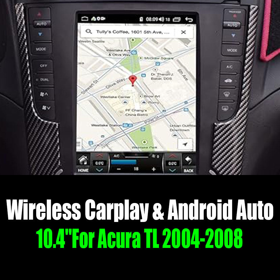 10.4''For Acura TL 2004-2008 Android 10 AERISAUTO for Apple CarPlay Module and  Android Auto