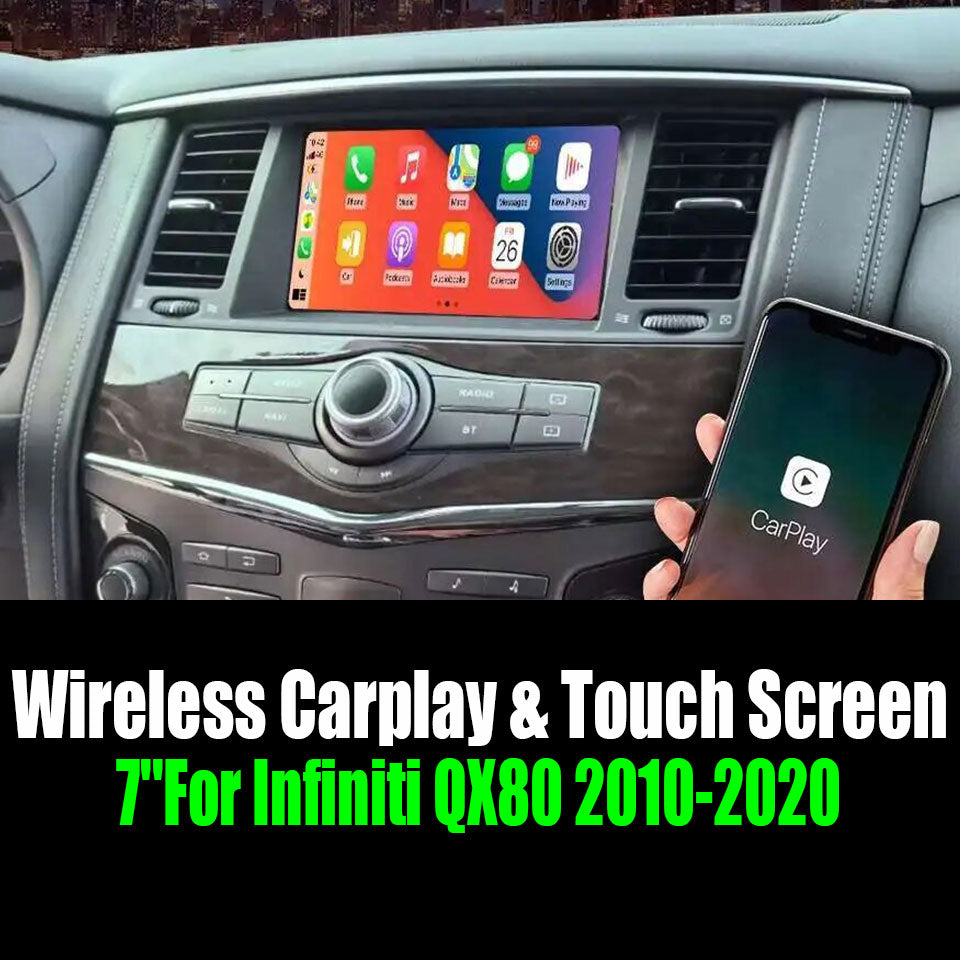 7''For Infiniti QX80 2010-2020 AERISAUTO for Apple Android screen and  Android Auto
