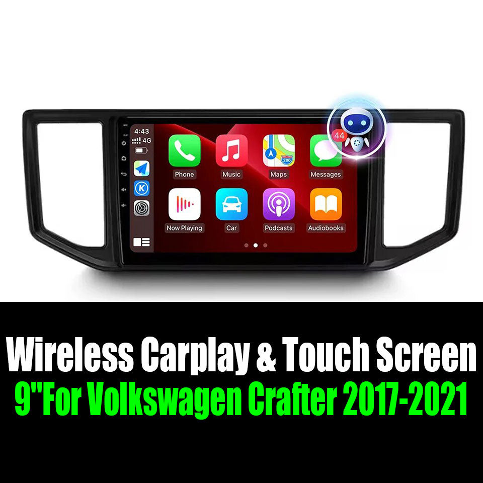 9''For Volkswagen Crafter 2017-2021 AERISAUTO for Apple Android screen and  Android Auto