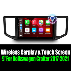 9''For Volkswagen Crafter 2017-2021 AERISAUTO for Apple Android screen and  Android Auto
