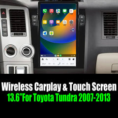 13.6" For Toyota Tundra 2007-2013 Tesla Style Car Radio AERISAUTO for Apple Android screen and Android Auto