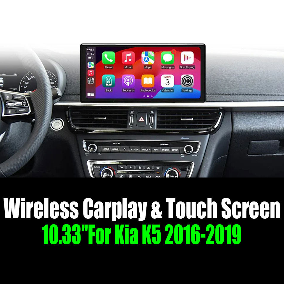 10.33''For Kia K5 2016-2019 AERISAUTO for Apple Android screen and  Android Auto