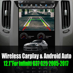 12.1''For Infiniti G37 G25 2005-2017 AERISAUTO for Apple Android screen and  Android Auto