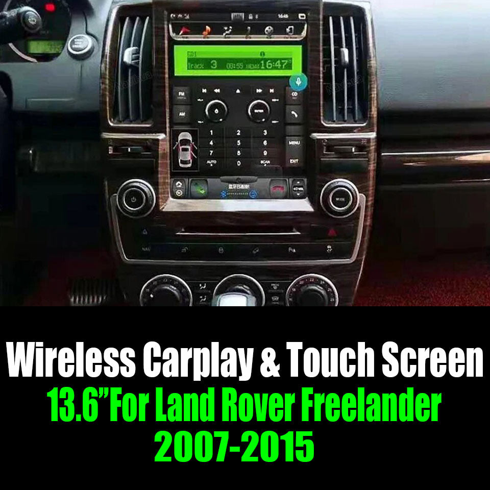 13.6"For Land Rover Freelander 2007-2015 AERISAUTO for Apple Android screen and  Android Auto