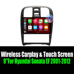 9''For Hyundai Sonata EF 2001-2012 AERISAUTO for Apple Android screen and  Android Auto