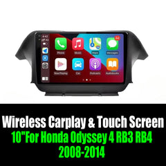 Android 14 10''For Honda Odyssey 4 RB3 RB4 2008-2014 Autoradio GPS Navigation  AERISAUTO for Apple Android screen and  Android Auto