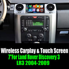7''For Land Rover Discovery 3 LR3 2004-2009 Android 12 AERISAUTO for Apple Android screen and  Android Auto