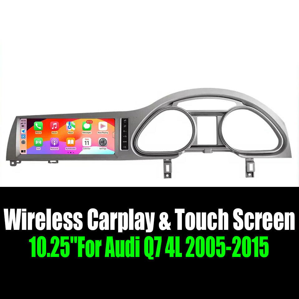 10.25''For Audi Q7 4L 2005-2015 AERISAUTO for Apple Android screen and  Android Auto