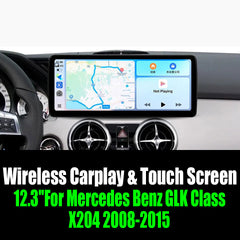 12.3''For Mercedes Benz GLK Class X204 2008-2015 AERISAUTO for Apple Android screen and  Android Auto