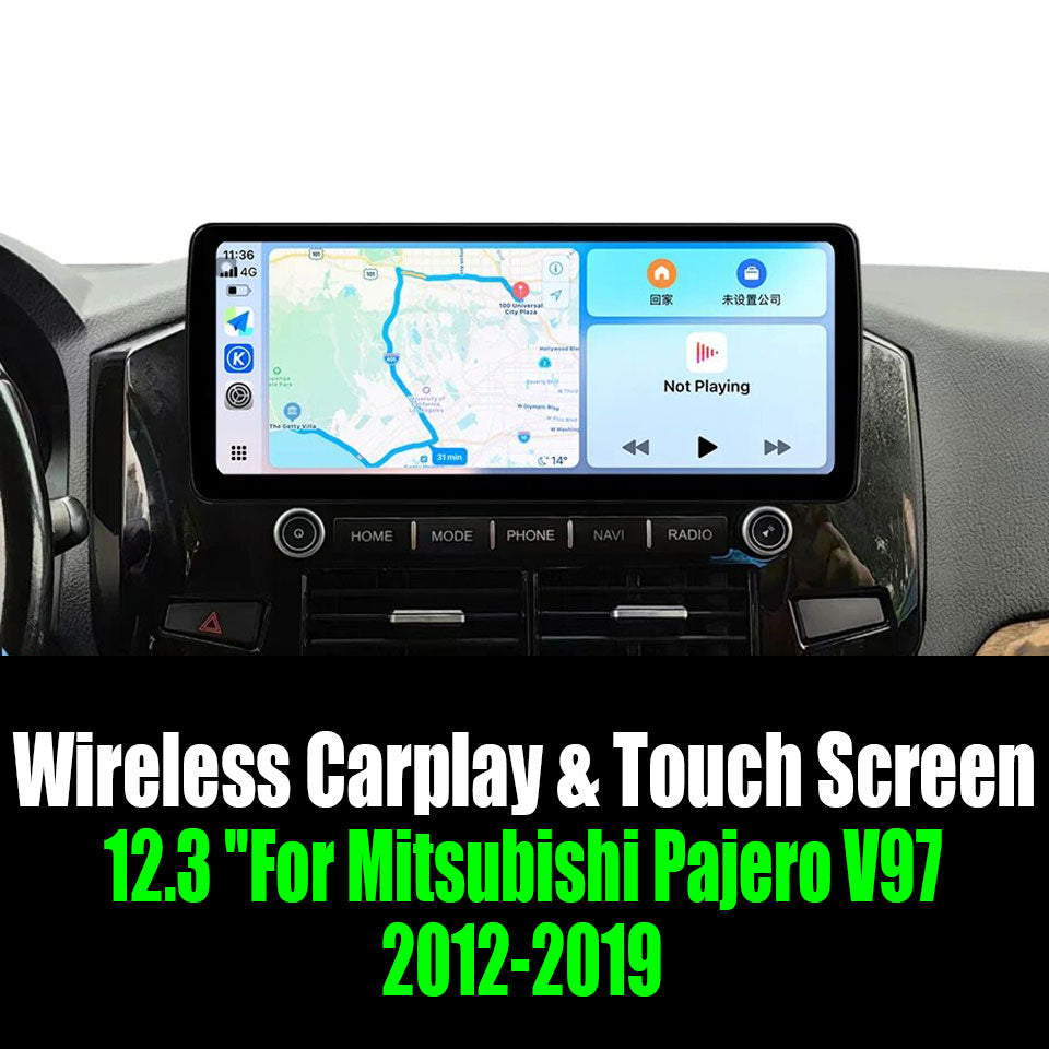 12.3 ''For Mitsubishi Pajero V97 2012-2019 AERISAUTO for Apple Android screen and  Android Auto