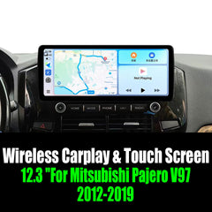 12.3 ''For Mitsubishi Pajero V97 2012-2019 AERISAUTO for Apple Android screen and  Android Auto