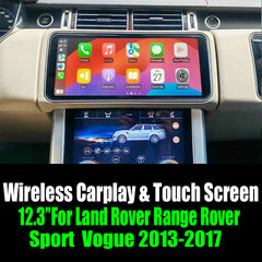 12.3"For Land Rover Range Rover Sport / Vogue 2013-2017 Android 13 AERISAUTO for Apple Android screen and  Android Auto