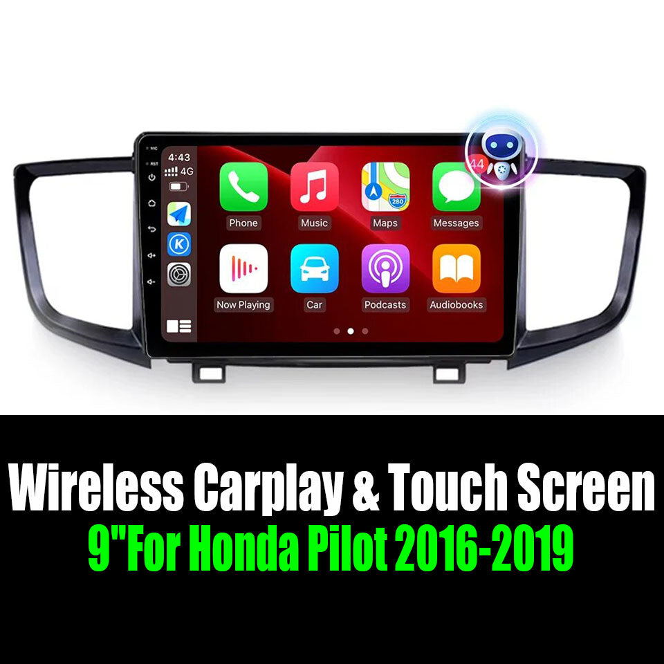 9''For Honda Pilot 2016-2019 AERISAUTO for Apple Android screen and  Android Auto