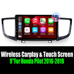 9''For Honda Pilot 2016-2019 AERISAUTO for Apple Android screen and  Android Auto