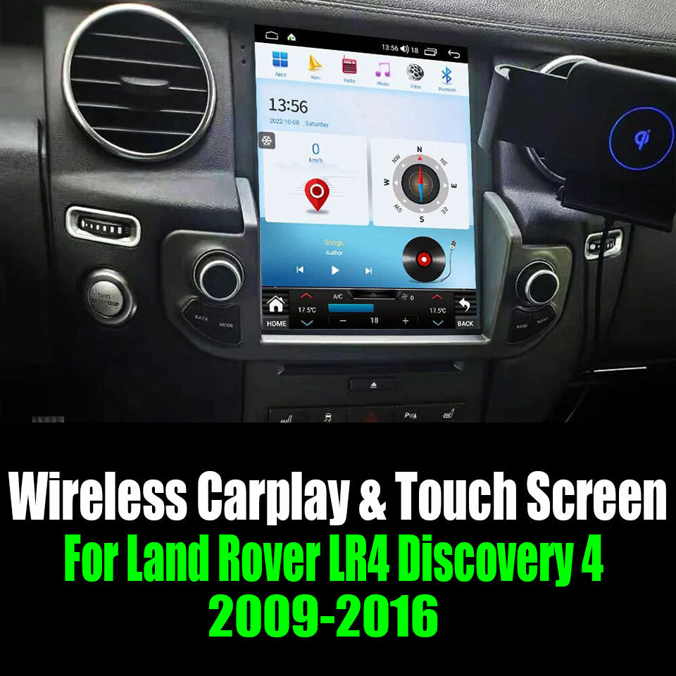 For Land Rover LR4 Discovery 4 2009-2016 Tesla Style Car Radio AERISAUTO for Apple Android screen and Android Auto