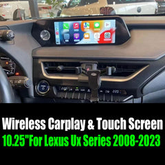 Lecteur multimédia de voiture Android 13 CarPlay pour Lexus UX ZA10 UX200 UX250h 2018-2021 GPS Radio Auto Vidéo Navigation Bluetooth WiFi Caméra de recul SWC 