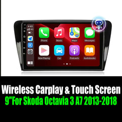 9''For Skoda Octavia 3 A7 2013-2018 AERISAUTO for Apple Android screen and  Android Auto