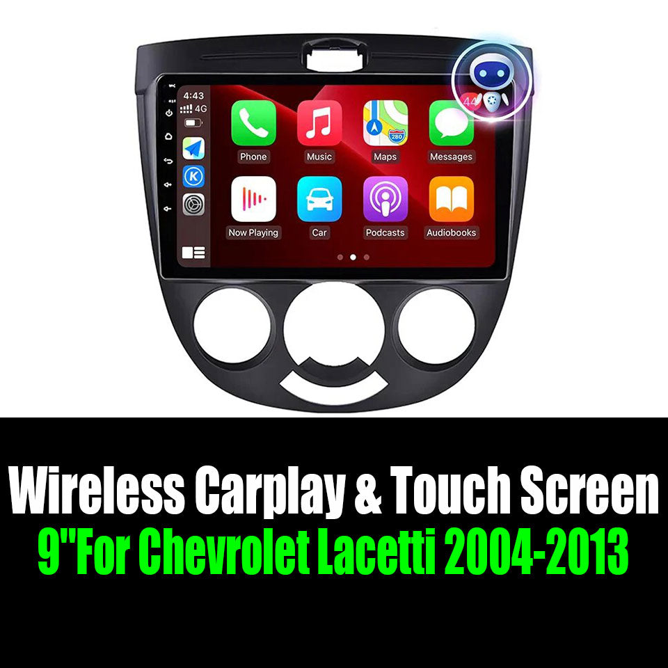 9''For Chevrolet Lacetti 2004-2013 AERISAUTO for Apple Android screen and  Android Auto