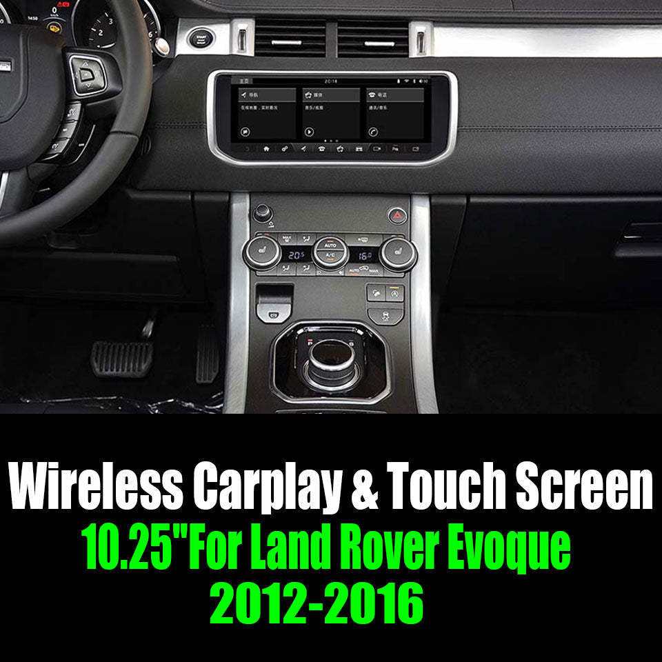 10.25''For Land Rover Evoque 2012-2016 AERISAUTO for Apple Android screen and  Android Auto