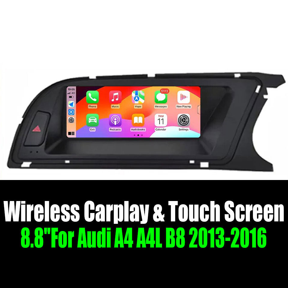 8.8''For Audi A4 A4L B8 2013-2016 AERISAUTO for Apple Android screen and  Android Auto