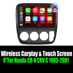9''For Honda CR-V CRV C 1995-2001 AERISAUTO for Apple Android screen and  Android Auto