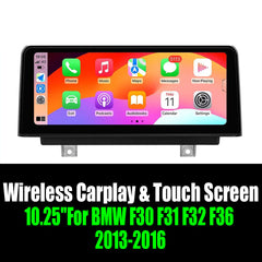 Android 14 10.25''For BMW F30 F31 F32 F36 2013-2016 AERISAUTO for Apple Android screen and  Android Auto