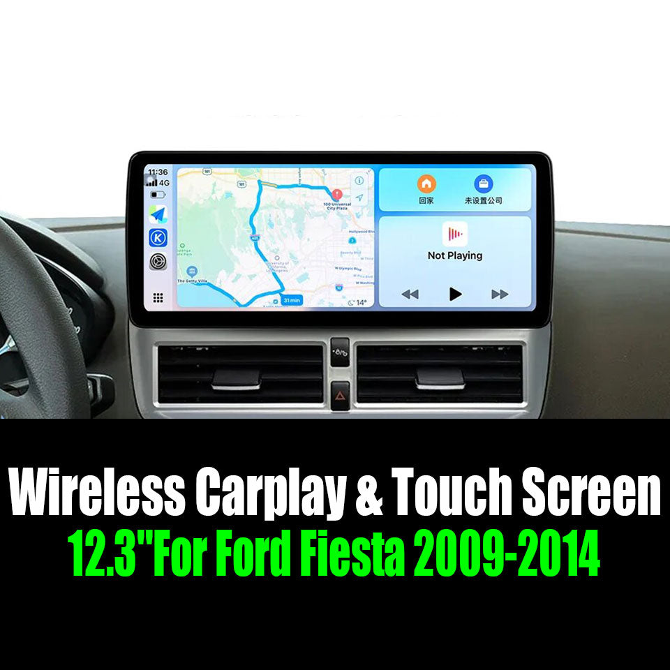 12.3''For Ford Fiesta 2009-2014 AERISAUTO for Apple Android screen and  Android Auto