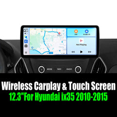 12.3''For Hyundai ix35 2010-2015 AERISAUTO for Apple Android screen and  Android Auto