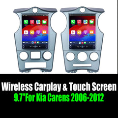 9.7''For Kia Carens 2006-2012 AERISAUTO for Apple Android screen and  Android Auto