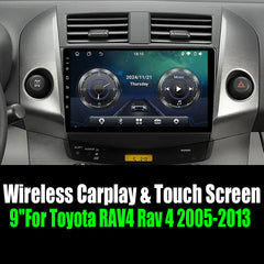 9''For Toyota RAV4 Rav 4 2005-2013 AERISAUTO for Apple Android screen and  Android Auto