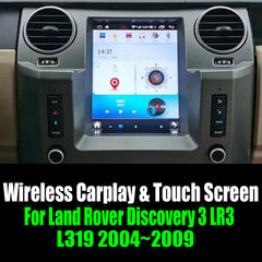 For Land Rover Discovery 3 LR3 L319 2004~2009 Tesla Style Car Radio AERISAUTO for Apple Android screen and Android Auto