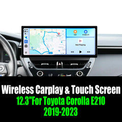 12.3''For Toyota Corolla E210 2019-2023 AERISAUTO for Apple Android screen and  Android Auto