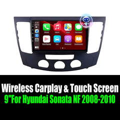 9''For Hyundai Sonata NF 2008-2010 AERISAUTO for Apple Android screen and  Android Auto