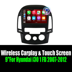 9''For Hyundai i30 1 FD 2007-2012 AERISAUTO for Apple Android screen and  Android Auto 2