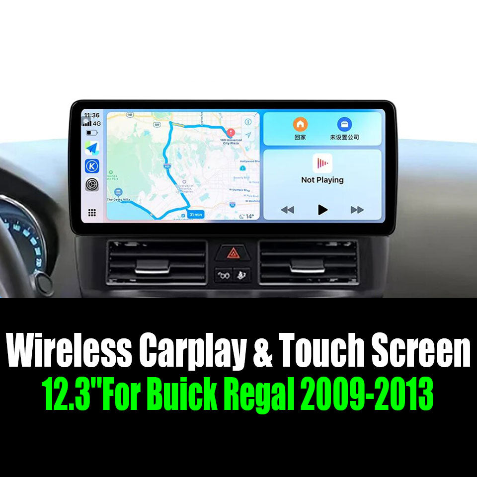 12.3''For Buick Regal 2009-2013 AERISAUTO for Apple Android screen and  Android Auto