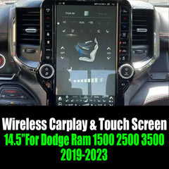 14.5''For Dodge Ram 1500 2500 3500 2019-2023 AERISAUTO for Apple Android screen and  Android Auto