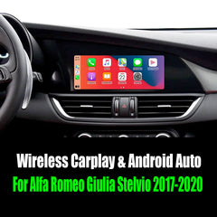For Alfa Romeo Giulia Stelvio 2017-2020 AERISAUTO for Apple CarPlay Module and  Android Auto