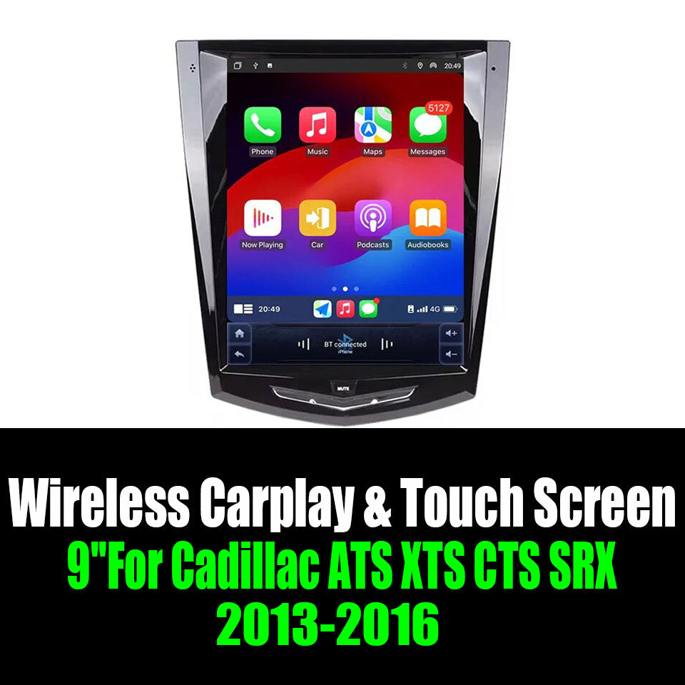 9''For Cadillac ATS XTS CTS SRX 2013-2016 AERISAUTO for Apple Android screen and  Android Auto