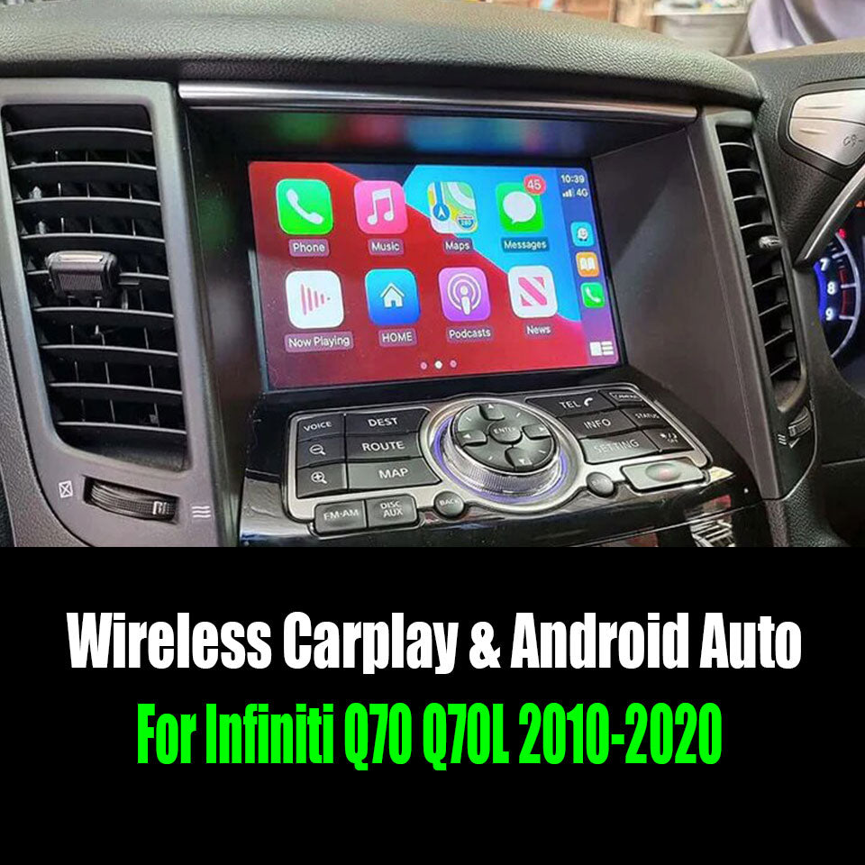For Infiniti Q70 Q70L 2010-2020 AERISAUTO for Apple CarPlay Module and  Android Auto