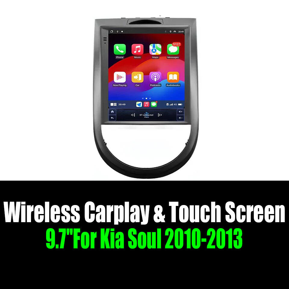 9.7''For Kia Soul 2010-2013 AERISAUTO for Apple Android screen and  Android Auto