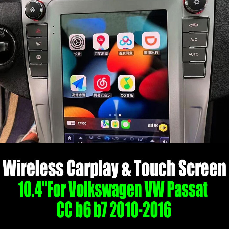 10.4''For Volkswagen VW Passat CC b6 b7 2010-2016 AERISAUTO for Apple Android screen and  Android Auto