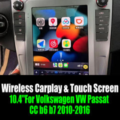 10.4''For Volkswagen VW Passat CC b6 b7 2010-2016 AERISAUTO for Apple Android screen and  Android Auto