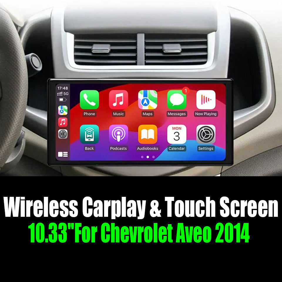 10.33''For Chevrolet Aveo 2014 AERISAUTO for Apple Android screen and  Android Auto