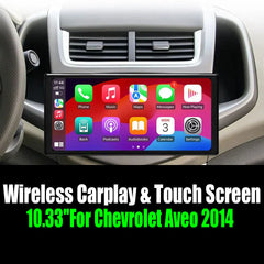 10.33''For Chevrolet Aveo 2014 AERISAUTO for Apple Android screen and  Android Auto