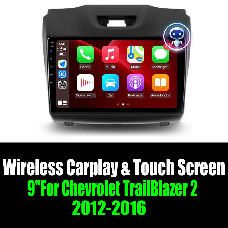 9''For Chevrolet TrailBlazer 2 2012-2016 AERISAUTO for Apple Android screen and  Android Auto