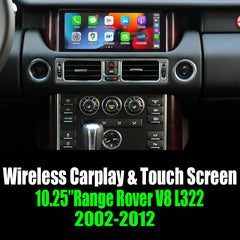 10.25''"For Range Rover V8 L322 2002-2012 AERISAUTO for Apple Android screen and  Android Auto
