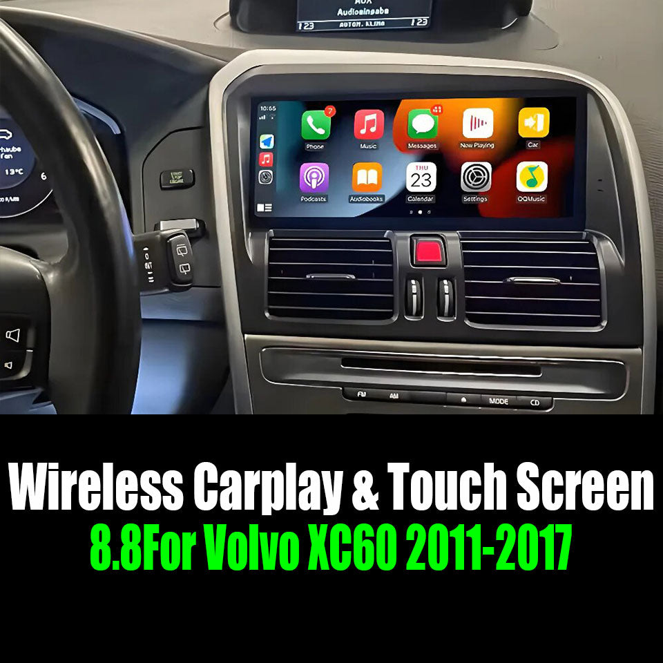 8.8"For Volvo XC60 2011-2017 AERISAUTO for Apple Android screen and  Android Auto
