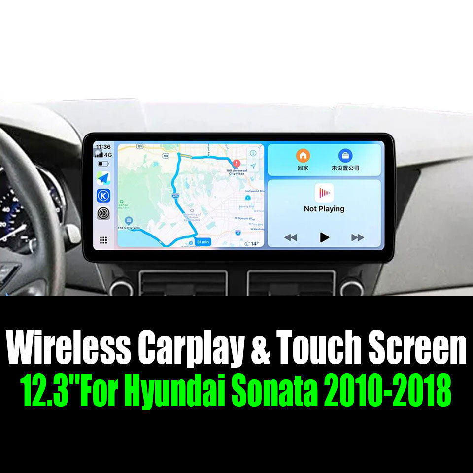 12.3''For Hyundai Sonata 2010-2018 AERISAUTO for Apple Android screen and  Android Auto